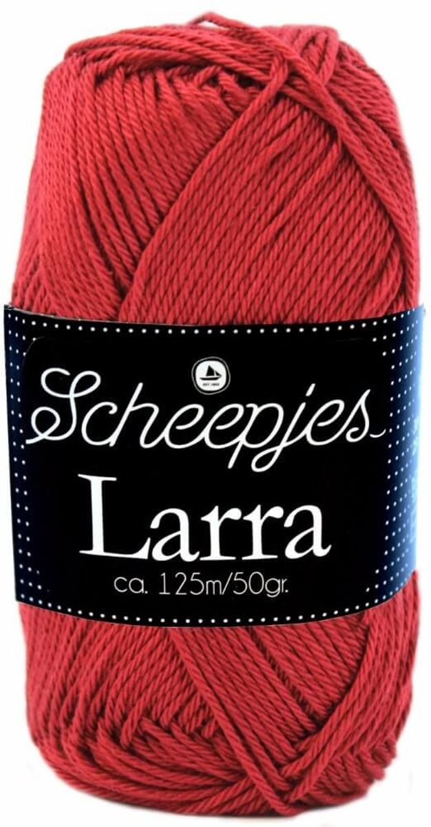 SCHEEPJES LARRA 07373 D. ROOD. PAK MET 7 BOLLEN a 50 GRAM. KL.NUM. 1. [ FOTO WIJKT IETS AF ]